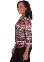 Women's Runway Ready Geometric Biadere Top