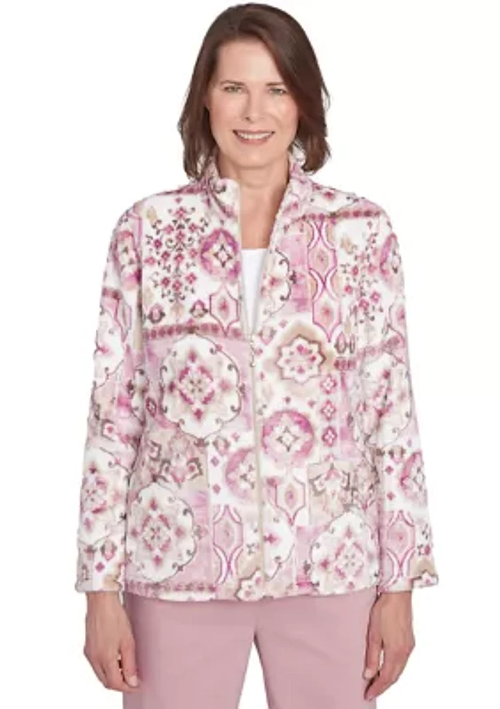 Women's Telluride Medallion Print Cozy Jacket