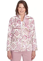 Women's Telluride Medallion Print Cozy Jacket