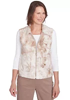 Women's Telluride Zip Front Faux Fur Vest