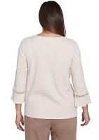 Women's Telluride Center Floral Embroidery Top