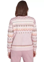 Women's Telluride Fairisle Sweater with Floral Embroidery