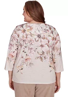 Plus Telluride Floral Yoke Top