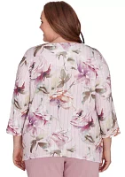 Plus Telluride Romantic Flowers Top