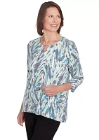 Women's French Quarter Animal Print Top