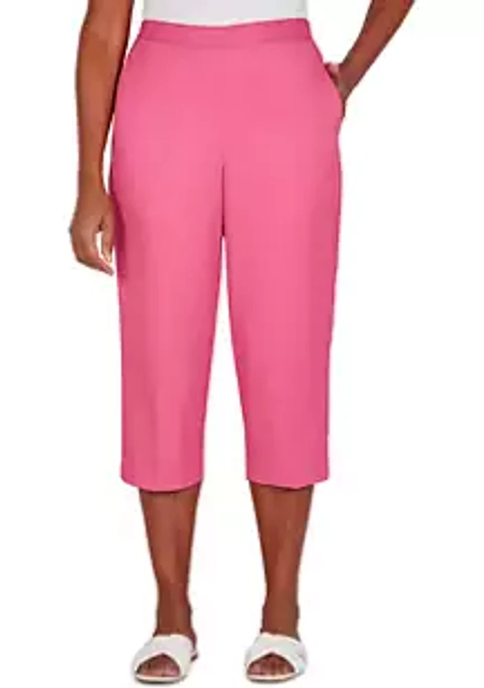 Alfred Dunner Women's Siesta Key Heat Set Capris