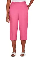 Alfred Dunner Petite Classic Fit Twill Capris