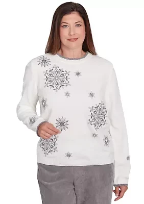 Women's Copenhagen Snowflakes Chenille Top