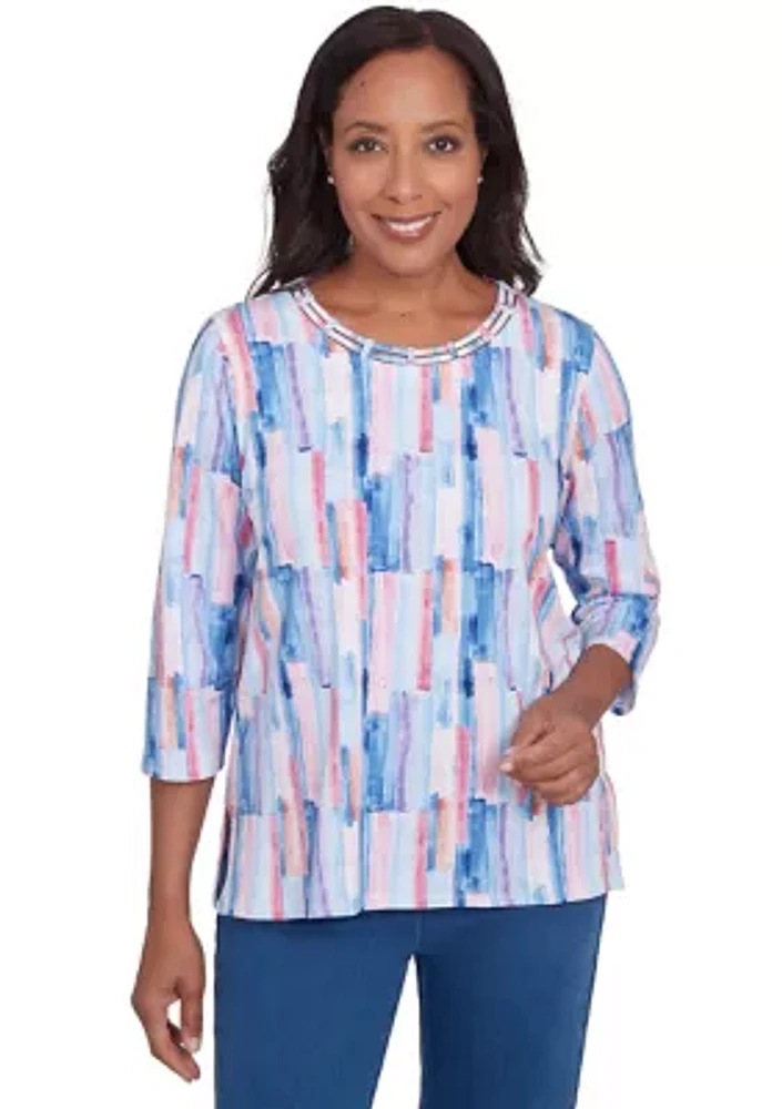 Women's Lake Victoria Brushstrokes Top