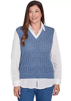 Women's Lake Victoria Rib Sweater Vest