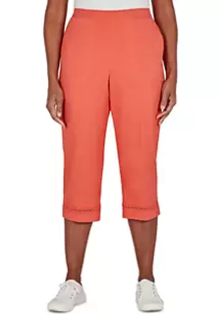 Alfred Dunner Petite Twill Capris