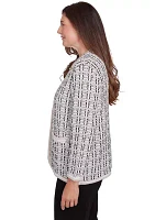 Women's Romancing The Stone Texture Sweater Knit Jacket