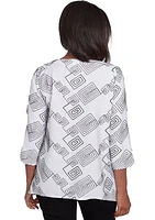 Women's Wild At Heart Geometric Top