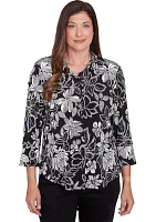 Women's Wild At Heart Floral Puff Print Shirt