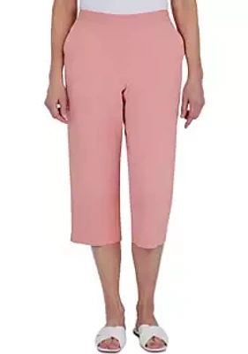 Alfred Dunner Women's Isle of Capri Pull On Capris