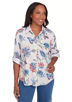 Women's Free Spirit Butterflies Shirt