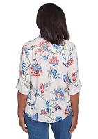 Women's Free Spirit Butterflies Shirt