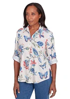 Women's Free Spirit Butterflies Shirt