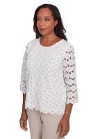 Women's Kensington Gardens Daisy Lace Top