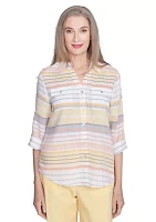 Women's Dress Code Stripe Top