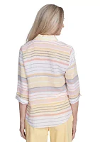 Women's Dress Code Stripe Top