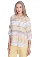 Women's Dress Code Stripe Top