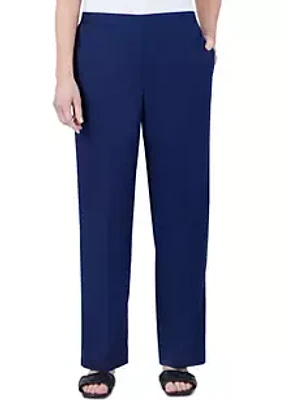 Alfred Dunner Women's Sloane Street Twill Proportioned Medium Pants