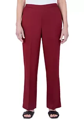 Alfred Dunner Petite Classic Fit Twill Pants