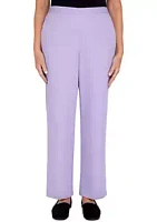 Alfred Dunner Petite Victoria Fall Corduroy Pull-On Straight Leg Short Length Pants