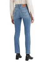 High Rise Straight Jeans