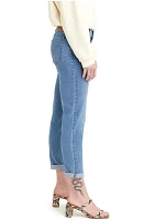 Mid Rise Boyfriend Jeans