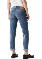 Mid Rise Boyfriend Jeans