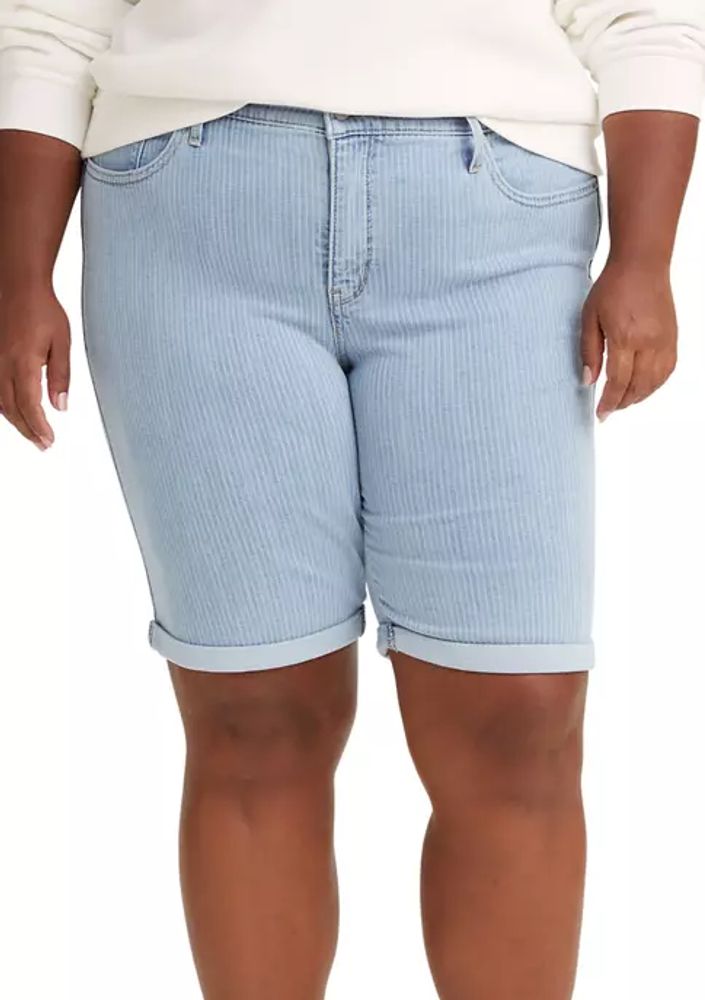 Belk Plus Striped Bermuda Shorts | The Summit