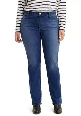 Plus 414 Classic Straight Jeans