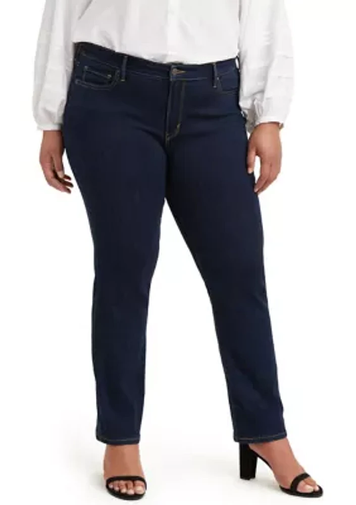 Plus 414 Classic Straight Jeans