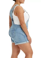 Plus Denim Shortall