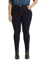 Plus High Rise Skinny Indigo Atlas Jeans