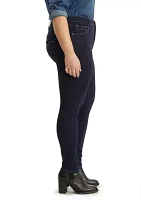 Plus High Rise Skinny Indigo Atlas Jeans