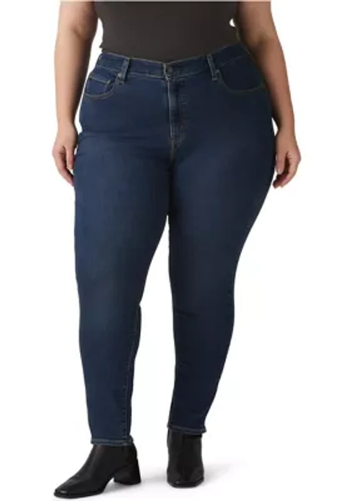 Plus High Rise Skinny Fit Jeans