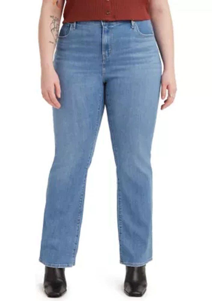 Plus High Rise Bootcut Jeans