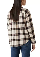 Henri Plaid Printed Flannel Shirt