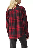 Henri Plaid Printed Flannel Shirt