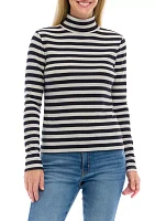 Moon Rib Turtleneck Top