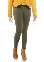 Planet Gold Juniors' Cable Fleece Leggings