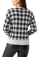 Women's Cheers Buffalo Check Sweater