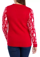 Women's Christmas Sequin Tree Sweater