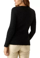 Women's Sequin Bow Sweater