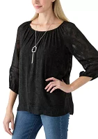 Women's 3/4 Bell Sleeve Top