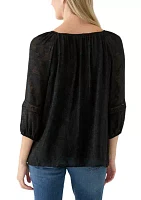 Women's 3/4 Bell Sleeve Top