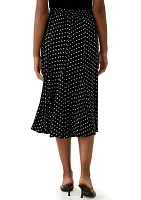 Women's Polka Dot Midi Skirt